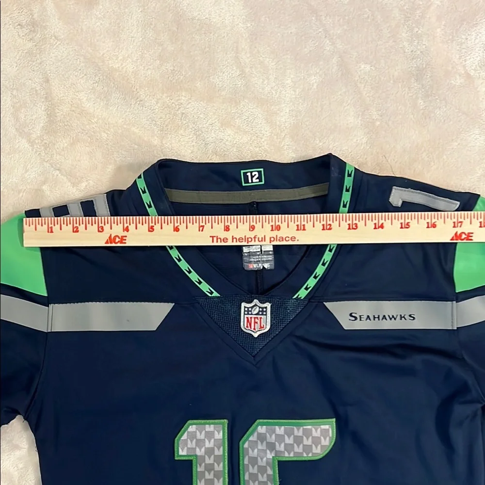 Nike NFL green and blue Seahawks Jersey Size Youth Large - Picture 11 of 13